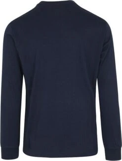Champion Longsleeve T-Shirt Script Logo Navy -Kleding Verkoop 75609 4