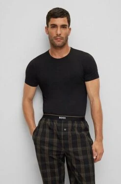 Hugo Boss T-shirt Modern 2-Pack Zwart 13 Hugo Boss T-shirt Modern 2-Pack Zwart -Kleding Verkoop 75634 2 1