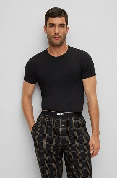 Hugo Boss T-shirt Modern 2-Pack Zwart 8 Hugo Boss T-shirt Modern 2-Pack Zwart - Image 6