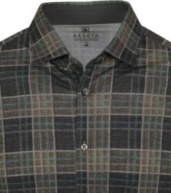 Desoto Overhemd Ruiten Beige -Kleding Verkoop 75686 2 1