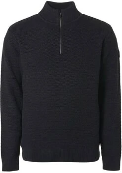 No-Excess No Excess Half Zip Trui Navy