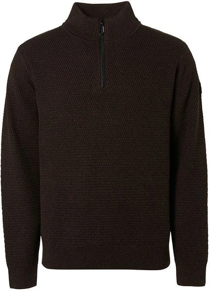 No-Excess No Excess Half Zip Trui Coffee 8 No-Excess No Excess Half Zip Trui Coffee - Image 6