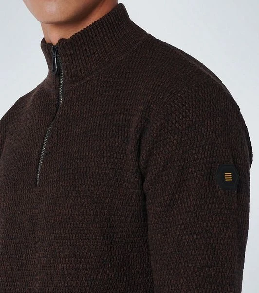 No-Excess No Excess Half Zip Trui Coffee 6 No-Excess No Excess Half Zip Trui Coffee - Image 4