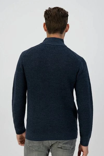 Dstrezzed Half Zip Trui Donkerblauw 5 Dstrezzed Half Zip Trui Donkerblauw - Image 3