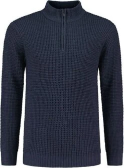 Dstrezzed Half Zip Trui Donkerblauw 11 Dstrezzed Half Zip Trui Donkerblauw -Kleding Verkoop 75702 4 1