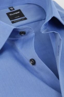 OLYMP Luxor Overhemd Modern Fit Blauw -Kleding Verkoop 7573 5 1