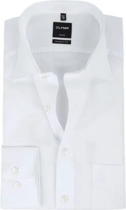 OLYMP Luxor Shirt Modern Fit Wit -Kleding Verkoop 7574 4 1