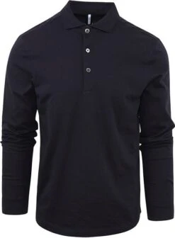 Profuomo Longsleeve Polo Navy Melange 11 Profuomo Longsleeve Polo Navy Melange -Kleding Verkoop 75760 5 1