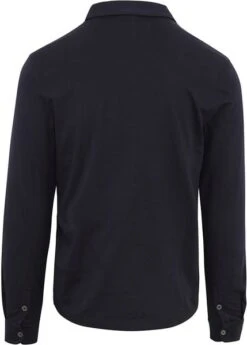 Profuomo Longsleeve Polo Navy Melange 13 Profuomo Longsleeve Polo Navy Melange -Kleding Verkoop 75760 7 1
