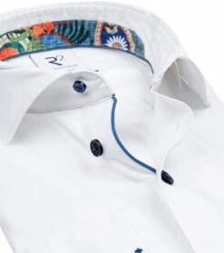 R2 Overhemd Oxford Wit 11 R2 Overhemd Oxford Wit -Kleding Verkoop 75880 10