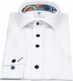 R2 Overhemd Oxford Wit 12 R2 Overhemd Oxford Wit -Kleding Verkoop 75880 11