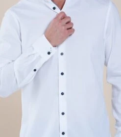 R2 Overhemd Oxford Wit 10 R2 Overhemd Oxford Wit -Kleding Verkoop 75880 2