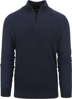 PME Legend Half Zip Plated Donkerblauw