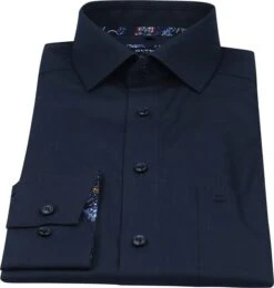 Olymp Luxor Overhemd Donkerblauw -Kleding Verkoop 75893 3 1