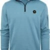 No-Excess No Excess Half Zip Hoodie Blauw 2 No-Excess No Excess Half Zip Hoodie Blauw -Kleding Verkoop 75903 1