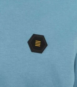 No-Excess No Excess Half Zip Hoodie Blauw -Kleding Verkoop 75903 3