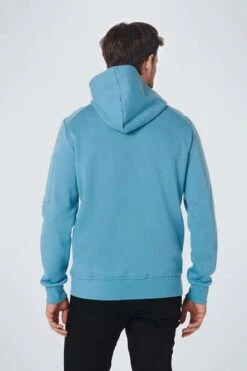 No-Excess No Excess Half Zip Hoodie Blauw -Kleding Verkoop 75903 7