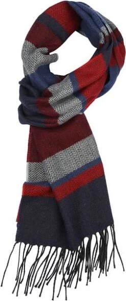 Suitable Heren Sjaal Blauw Rood