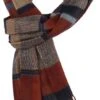 Suitable Heren Sjaal Ruit Bruin Rood 2 Suitable Heren Sjaal Ruit Bruin Rood -Kleding Verkoop 75940 1