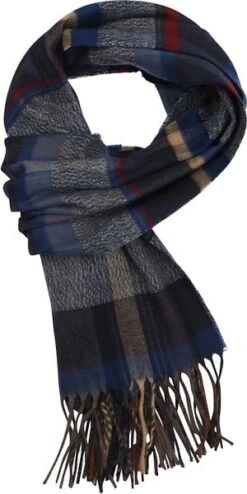 Suitable Heren Sjaal Ruit Blauw Rood -Kleding Verkoop 75943 1 1