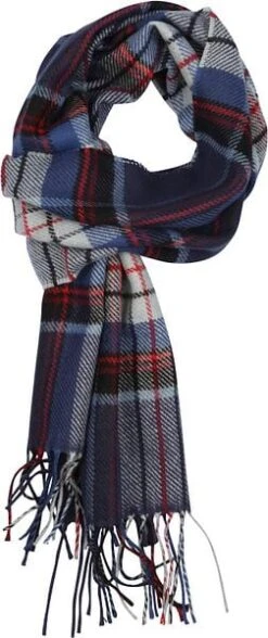 Suitable Heren Sjaal Ruit Rood Blauw