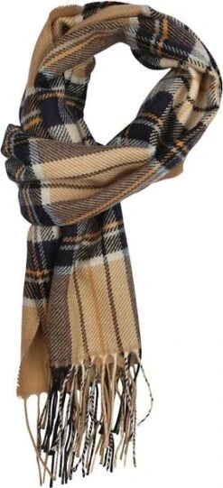 Suitable Heren Sjaal Ruit Beige -Kleding Verkoop 75946 1 1