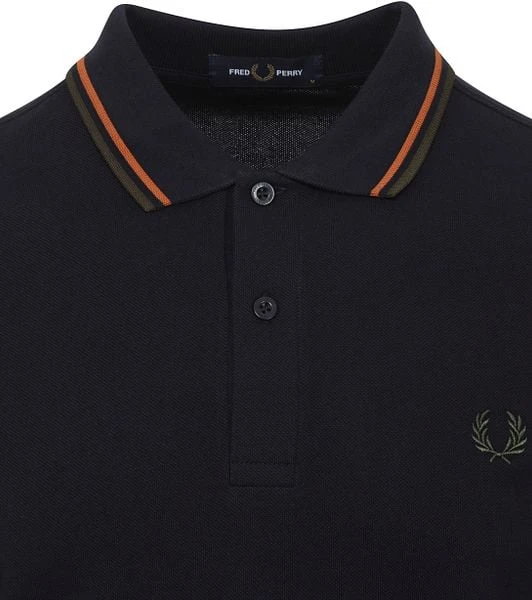 Fred Perry Donkergroen Lange Mouwen Polo 8 Fred Perry Donkergroen Lange Mouwen Polo - Image 6