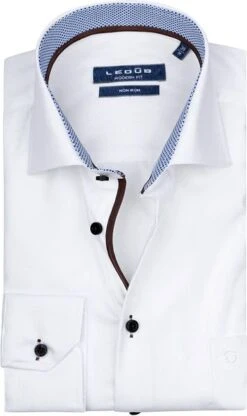 Ledub Overhemd Non Iron Wit