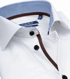 Ledub Overhemd Non Iron Wit -Kleding Verkoop 76006 8 1