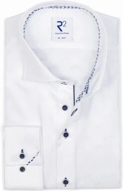 R2 Overhemd Twill Wit