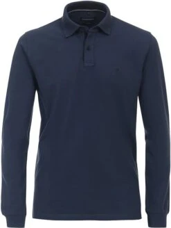 Casa Moda Longsleeve Polo Blauw