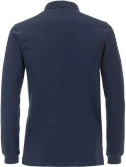 Casa Moda Longsleeve Polo Blauw -Kleding Verkoop 76075 5