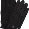 Profuomo Handschoenen Zwart Nubuck Leer -Kleding Verkoop 76153 1