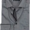 Olymp Luxor Overhemd Modern-Fit Antraciet -Kleding Verkoop 76200 1