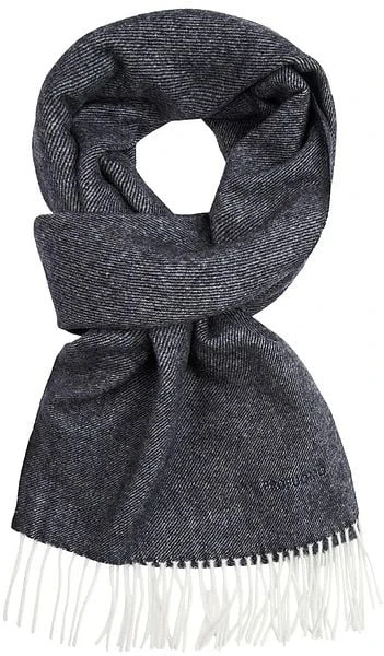 Profuomo Sjaal Lamswol Navy Blauw 5 Profuomo Sjaal Lamswol Navy Blauw - Image 3