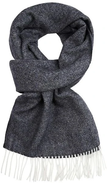 Profuomo Sjaal Lamswol Navy Blauw 3 Profuomo Sjaal Lamswol Navy Blauw