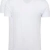 Slater 2-pack 10+10 T-shirt V-Hals Wit -Kleding Verkoop 76241 1