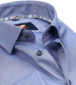 Suitable Overhemd Oxford Blauw -Kleding Verkoop 76297 6