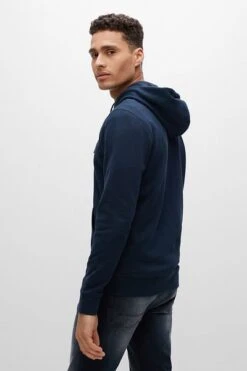 Hugo Boss Hoodie Wetalk Donkerblauw -Kleding Verkoop 76307 4