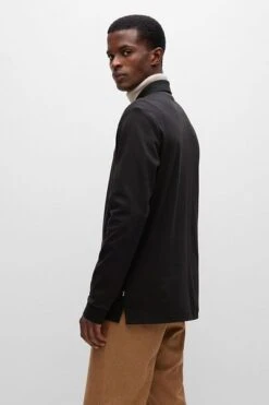 Hugo Boss Longsleeve Polo Pado Zwart 10 Hugo Boss Longsleeve Polo Pado Zwart -Kleding Verkoop 76309 3