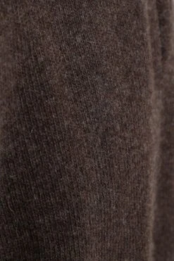 Suitable Half Zip Trui Wol Blend Bruin -Kleding Verkoop 76321 4