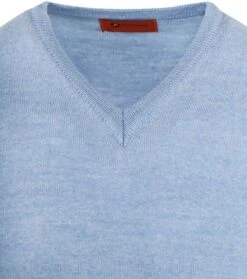 Suitable Pullover V-Hals Wol Lichtblauw -Kleding Verkoop 76493 11