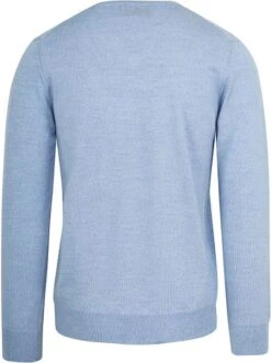 Suitable Pullover V-Hals Wol Lichtblauw -Kleding Verkoop 76493 13