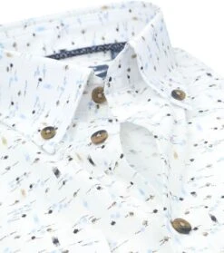 Ledub Overhemd Wit Print -Kleding Verkoop 76508 2 1