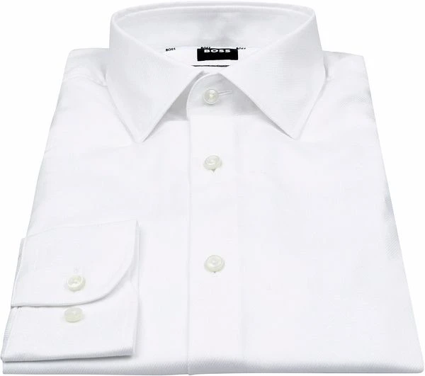 Hugo Boss Overhemd Hank Kent Wit 5 Hugo Boss Overhemd Hank Kent Wit - Image 3