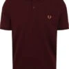 Fred Perry Polo M6000 Effen Bordeaux -Kleding Verkoop 76547 1