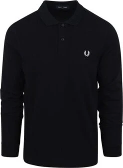Fred Perry Longsleeve Polo Donkerblauw 12 Fred Perry Longsleeve Polo Donkerblauw -Kleding Verkoop 76548 1 1