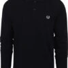 Fred Perry Longsleeve Polo Donkerblauw -Kleding Verkoop 76548 1