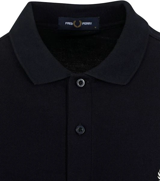 Fred Perry Longsleeve Polo Donkerblauw 8 Fred Perry Longsleeve Polo Donkerblauw - Image 6