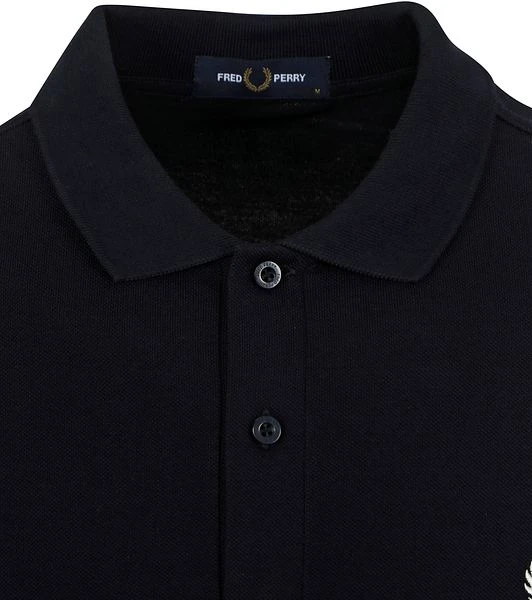 Fred Perry Longsleeve Polo Donkerblauw 4 Fred Perry Longsleeve Polo Donkerblauw - Image 2